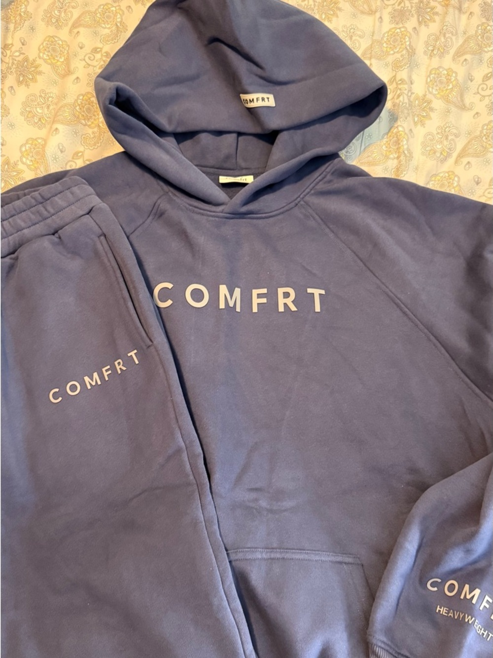 Comfrt Tranquil Collection Hoodie & Joggers Set - 3xl Excellent Condition